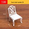 1:20 Scale 3D Miniature Architectural Model: Floor Plan Scene with ABS Furniture