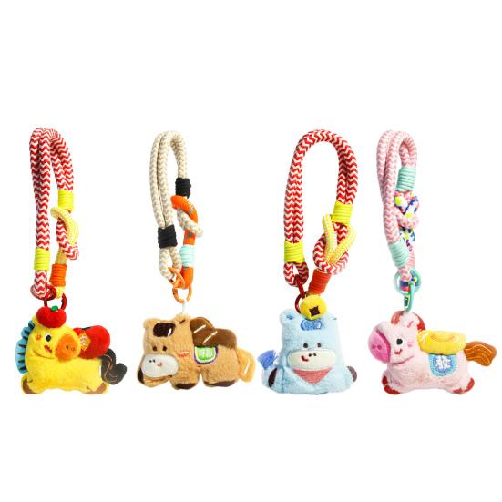 Yousheng Pony Pendant Year of The Horse Keychain Cute Horse Shape Good Luck Charm Lightweight Portable Bag Car Keychain Gift