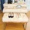 Yousheng Exquisite Workmanship Doormat Wide Application Polyester Faux Fur Sheepskin Simple Area Rug for Home
