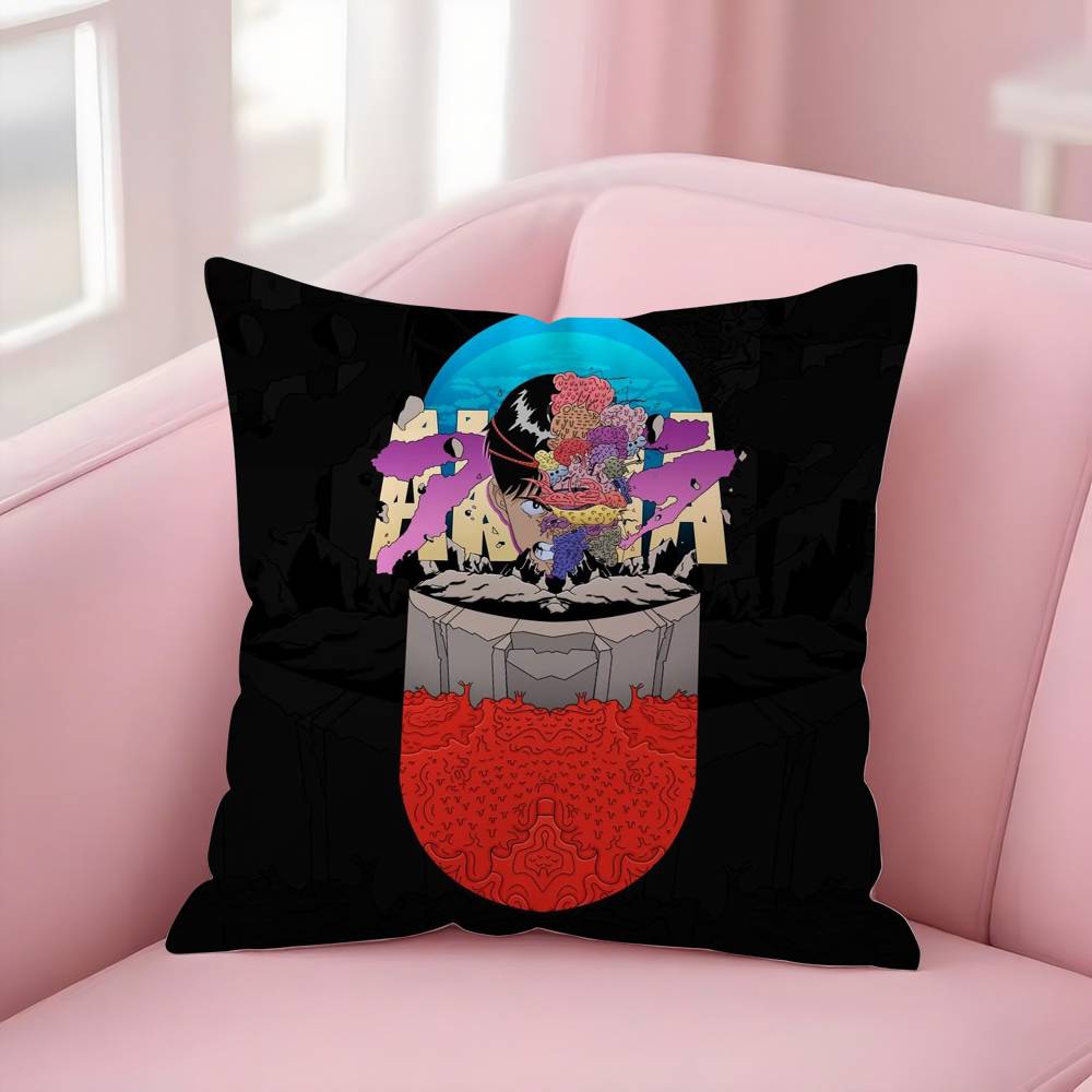 Anime Manga A-Akira Pillow Case Sofa Short Plush Double-sided HD Printing Room Home Office Gift Cushion Cover