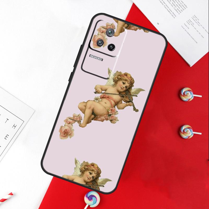 Renaissance Angels In Sky Cover For Xiaomi 15 Ultra 13 14 11T 12T 13T 14T Pro POCO X7 Pro X3 X5 X6 M6 F5 F6 Pro Case