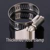 Stainless Steel Hose Clamp with Handle - Water Pipe Connector for Car Wash