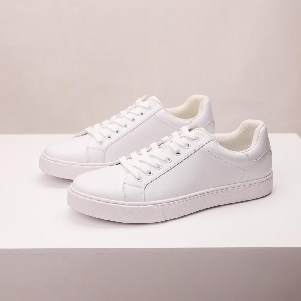 Large size retro men's black tail white shoes versatile sneakers Korean version casual leather shoes men's classic board shoes men's shoes