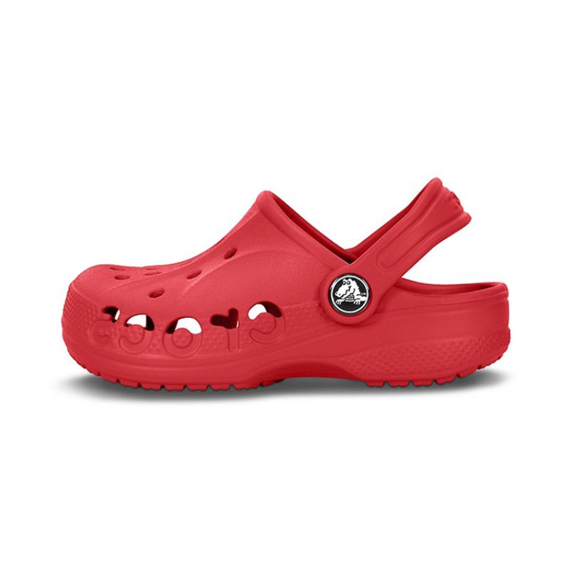 Crocs Beya Beach Simple Casual Hole Sandals Red Children's Style