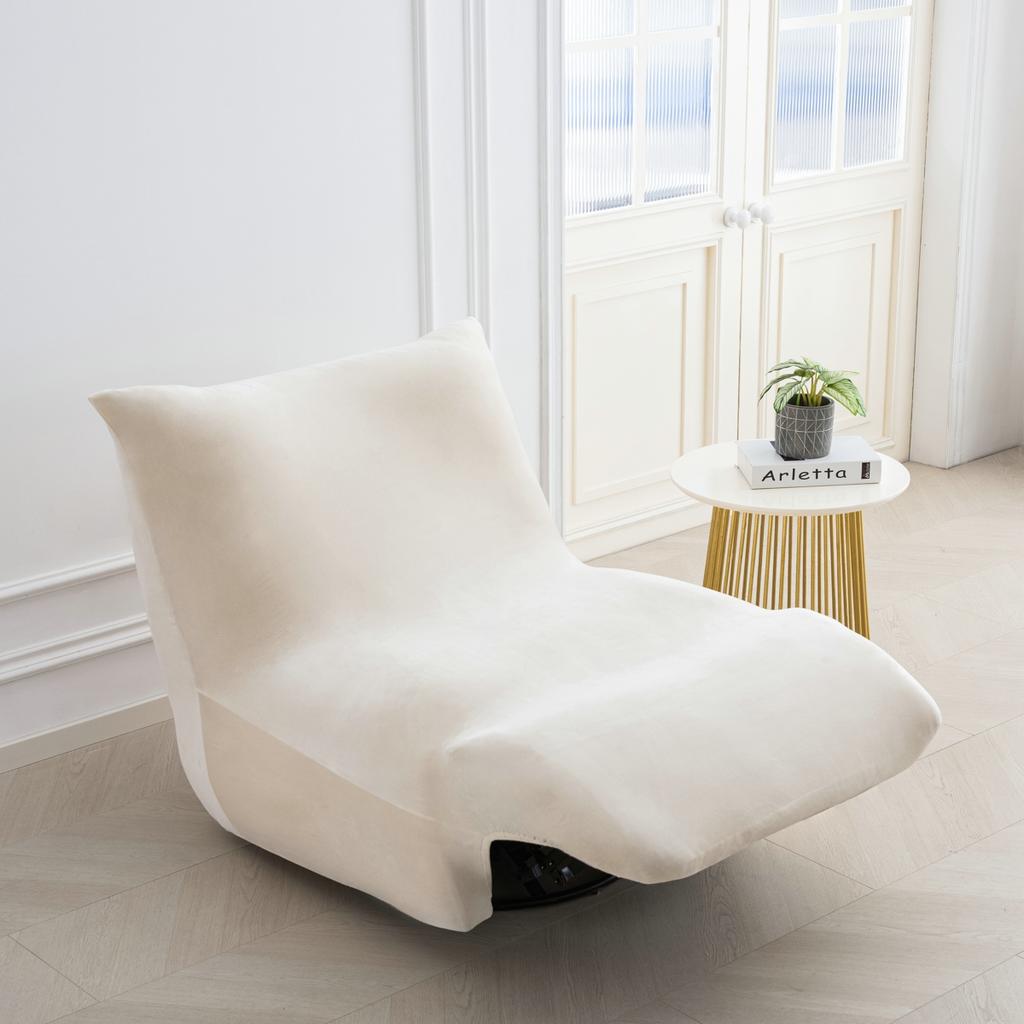 Coperture per Divano Basso Senza Braccioli in Velluto Elasticizzato Copertura Singola per Divano Copertura Protettiva Slipcover per Divano da Salotto Copertura Integrale per Soggiorno