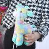 Pillow Dolls Soft Pillow Home Decor Rainbow Giraffe Plush Giraffe Doll Stuffed Toys Fawn Plush Toy