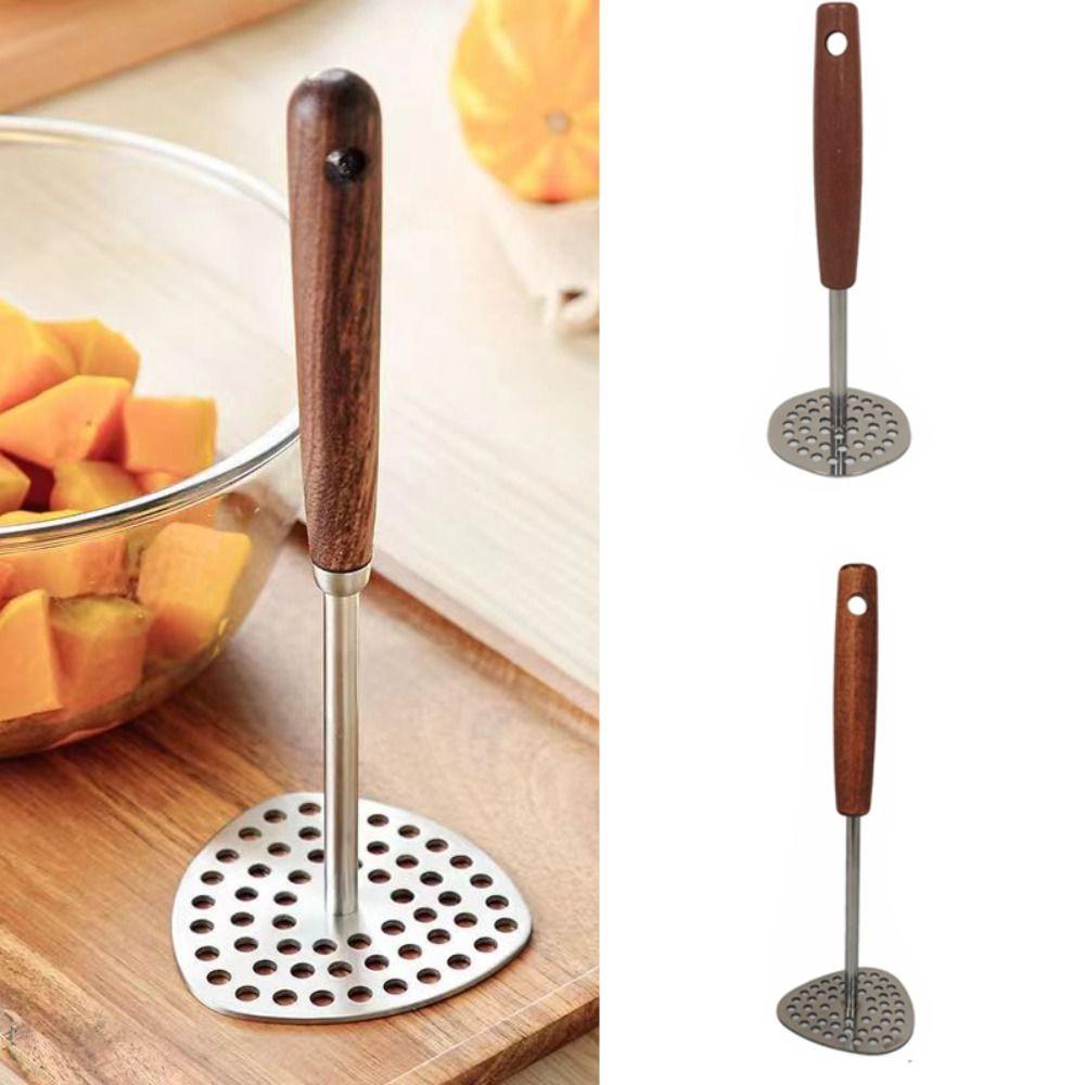 Small Hole Potatoes Masher Stainless Steel Avocado Masher Hand Tool Kitchen Tool Kitchen