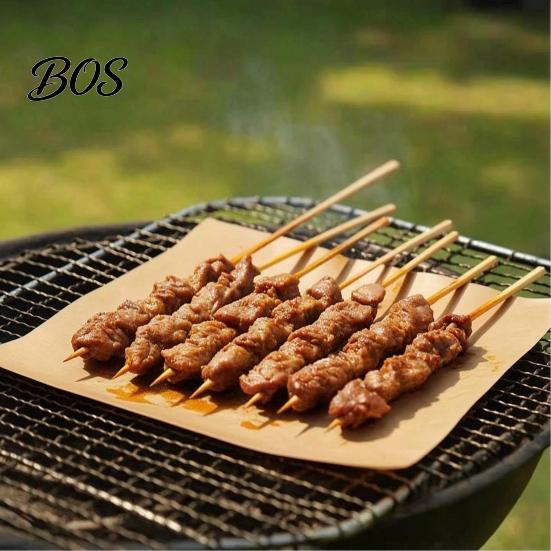 Heat Resistant Oven Liner Parchment Paper Baking Sheets, And Air Fryer Oil Sheet Liner, Disposable Non Stick Silicone Coated for Grilling High