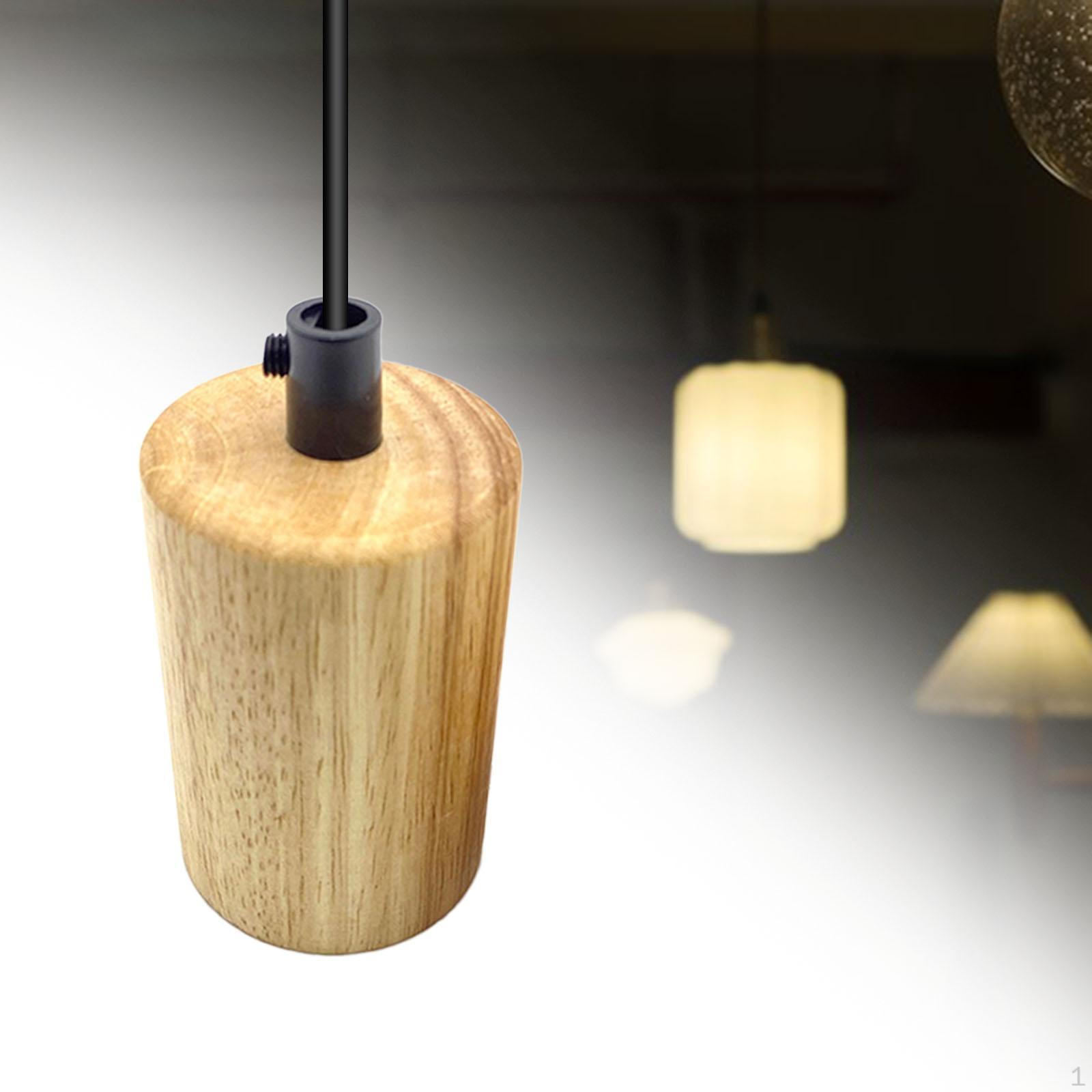 

Light Base Adapter for E27 Easy to Install Retro Lamp Holder Hotel Bedroom Cafe Bar Round