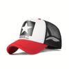 Summer Fashion Mesh Breathable UV Protection Printing Pentagram Baseball hat Space Cotton Adjustable Outdoor Sports Men Trucker Caps Golf hats for men
