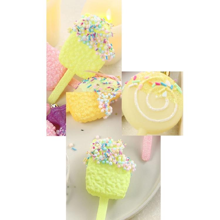 Stylish Candy Color Christmas Tree Baubles Pendant Colorful Christmas Holidays Decorations Festival Tree Embellishments