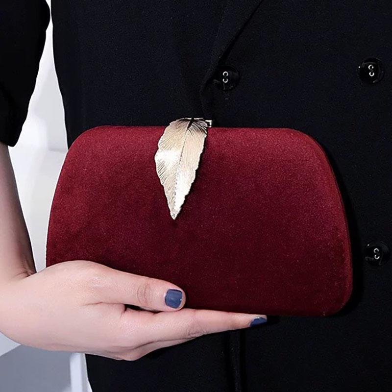 Europäisch-Amerikanische Retro Bankett-Handtasche Mode Damen-Handtasche Ketten-Tasche Umhängetasche Samt-Tasche Passend zur Abendtasche