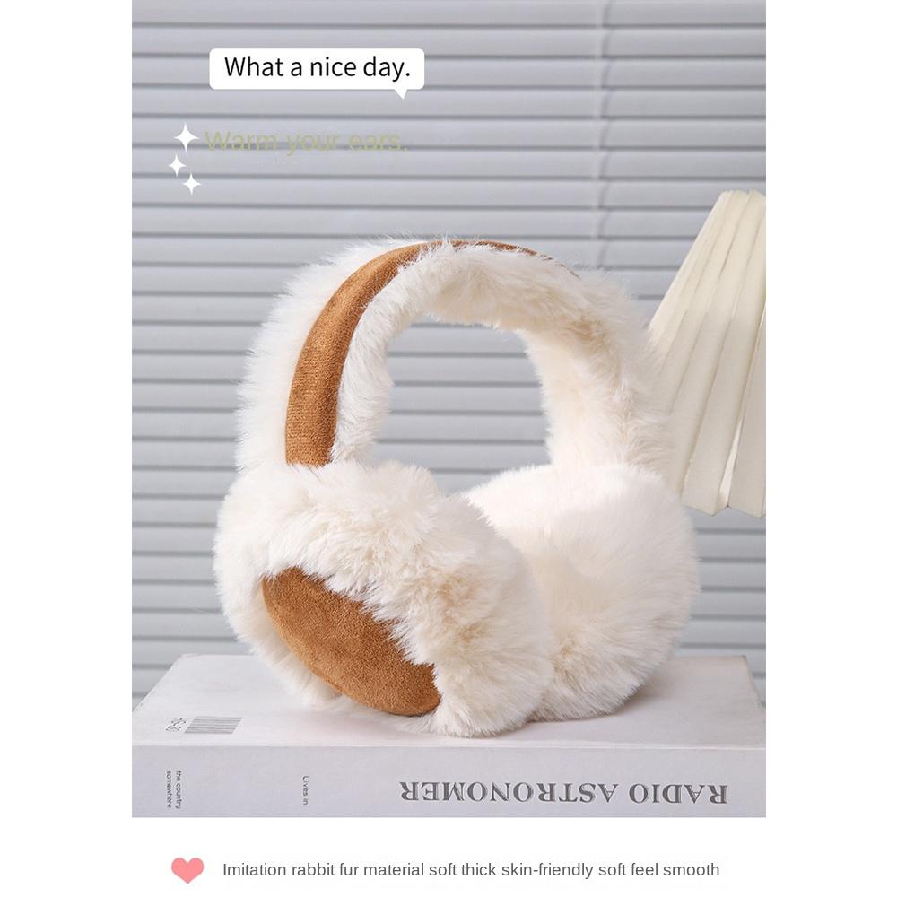 Warm Plush Ear Muffs Foldable Thicken Earflap Fashion Ear Cover  Winter