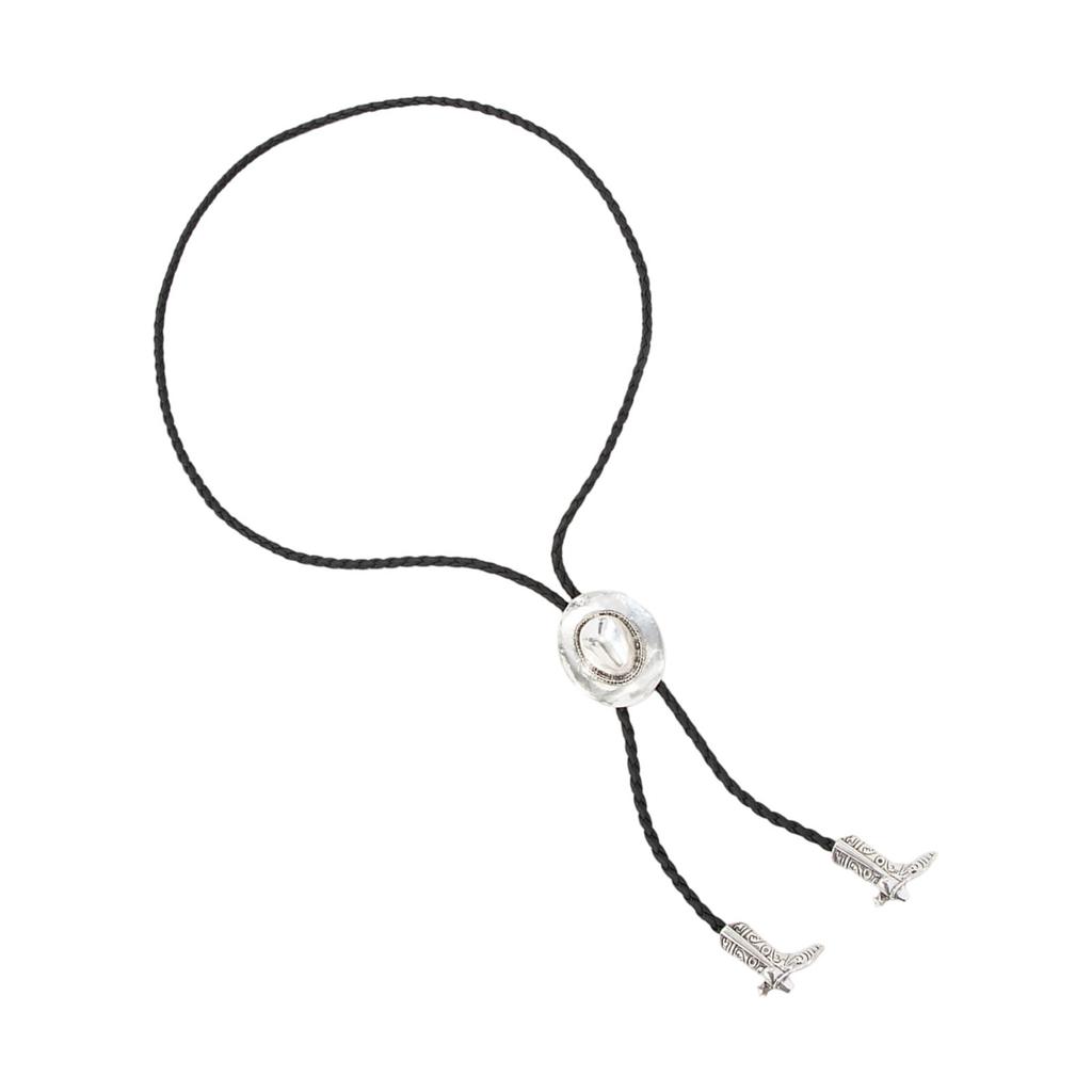 Thin Mixture Cowhand Hat Necklace With Modifiable Grip For Music Festivals And Casual Outfit Pairing