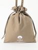 Beams Japan Canvas Bag Logo Drawstring Shoulder Bag Beige Free Size 56610305271