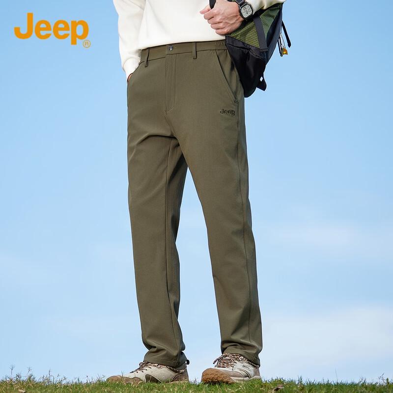

JEEP Men s Spring Autumn Casual Straight-Leg Cargo Pants 2XL