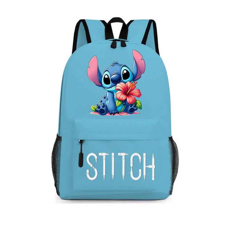 School Bag Cartoon Backpack Star Lightning School Bag Student Polyester Casual Printed Backpack Travel Bag