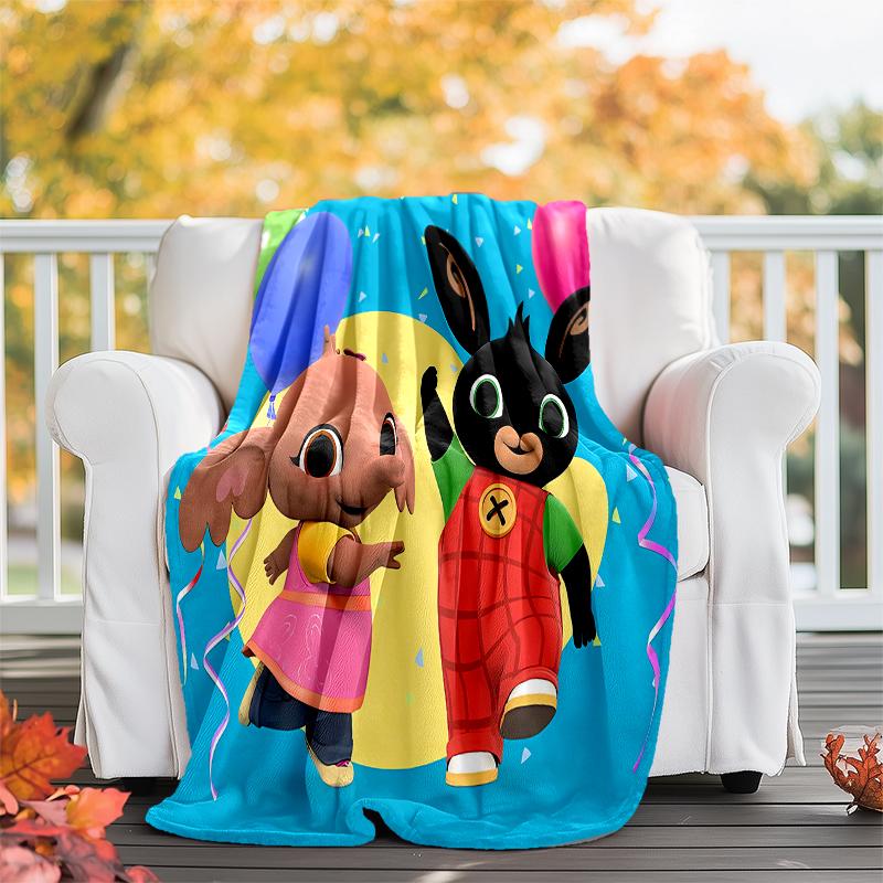 Bing printed throw blanket—soft,warm;versatile blanket for all seasons—perfect as &air-conditioning throw,nap blanket