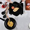Non-Stick Silicone Cooking Utensils Set, 5 Pcs With Wooden Handle, Heat Resistant Silicone Kitchen Gadgets