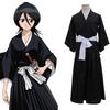 Rukia Kuchiki Bleach Anime Kimono Cosplay Kostym för Kvinnor