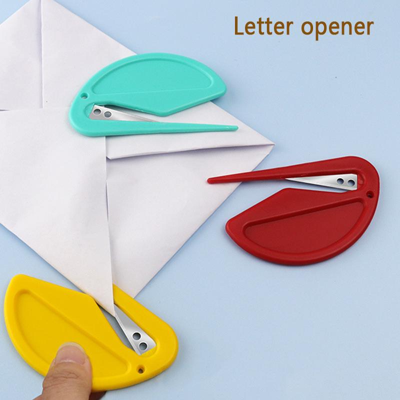 1pcs/5pcs Plastic Mini Letter Opener Portable Utility Knife Stitch Remover Pocket-Sized Craft Knife Mail Opener Paper Cutter