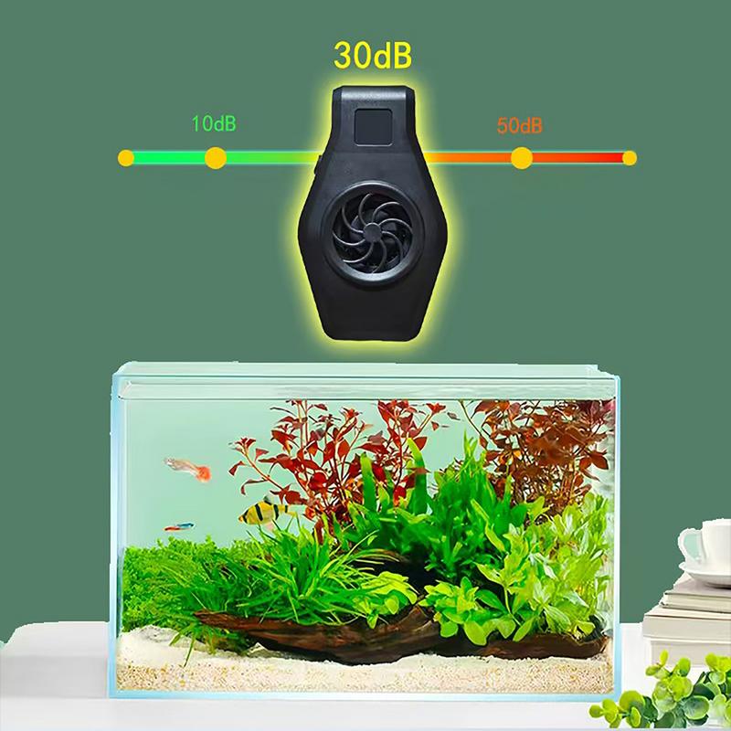 Aquarium Cooling Fan Compact Aquarium Chillers System 2 Wind Speed Adjustments Fish Tank Cooling Device For Home Living Room