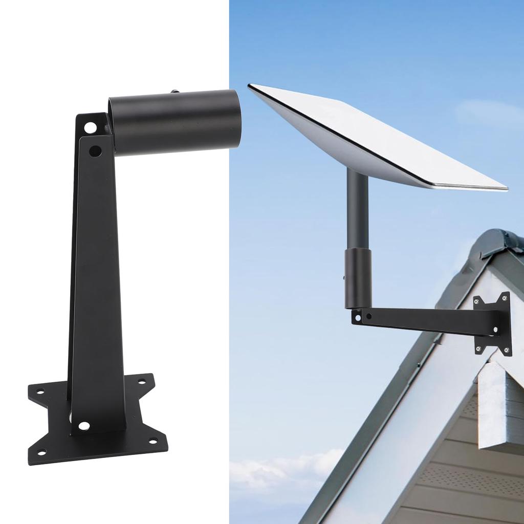 Satellite Dish Mount Weather Resistant L Pole Satellite Antenna Wall Roof Mount for Starlink