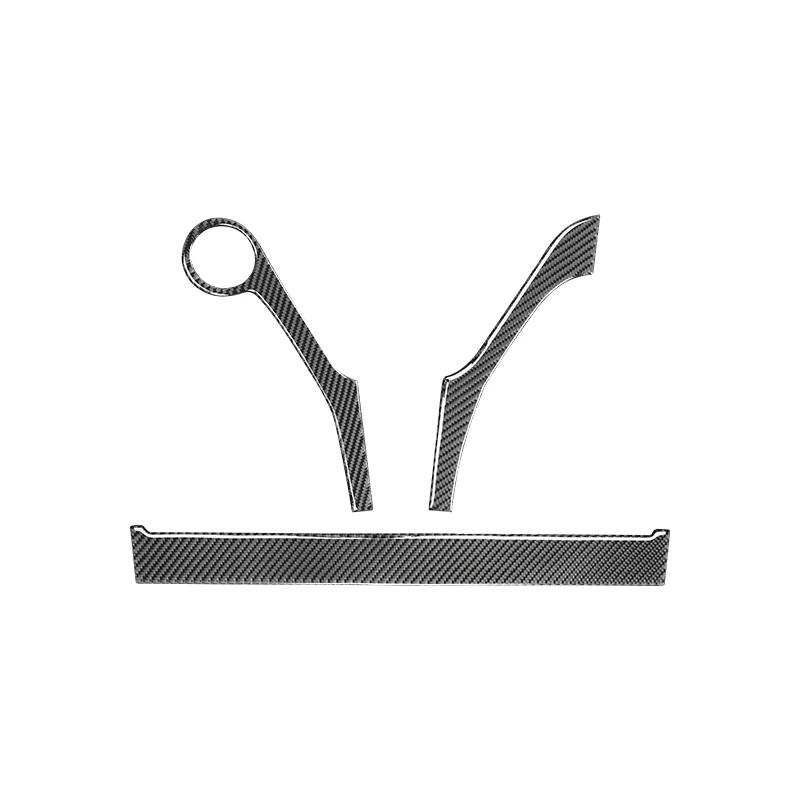 Carbon Fiber Center Console Sticker for Mercedes W204 2007-2010 Interior Panel Cover