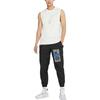 Jordan Calças de Jogging com Cordão e Logotipo Estampado em Degradê Masculinas Preto DV6281-010