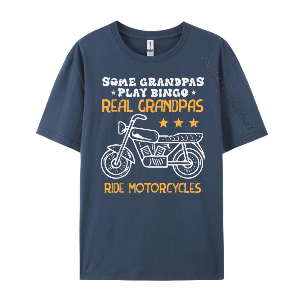 

Some Grandpas Play Bingo Real Ride Motorcycles Biker Gag Men Oversized T Shirt Couples Anime Camisetas Hombre Punk Style 3XL