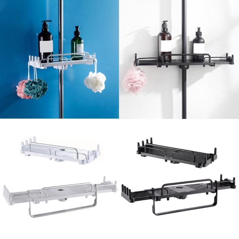 2Set Bathroom Shelf Organizers Shampoo Holder Storage Rack No Punching Shower Shelf Replacement Shower Hanger Organizers