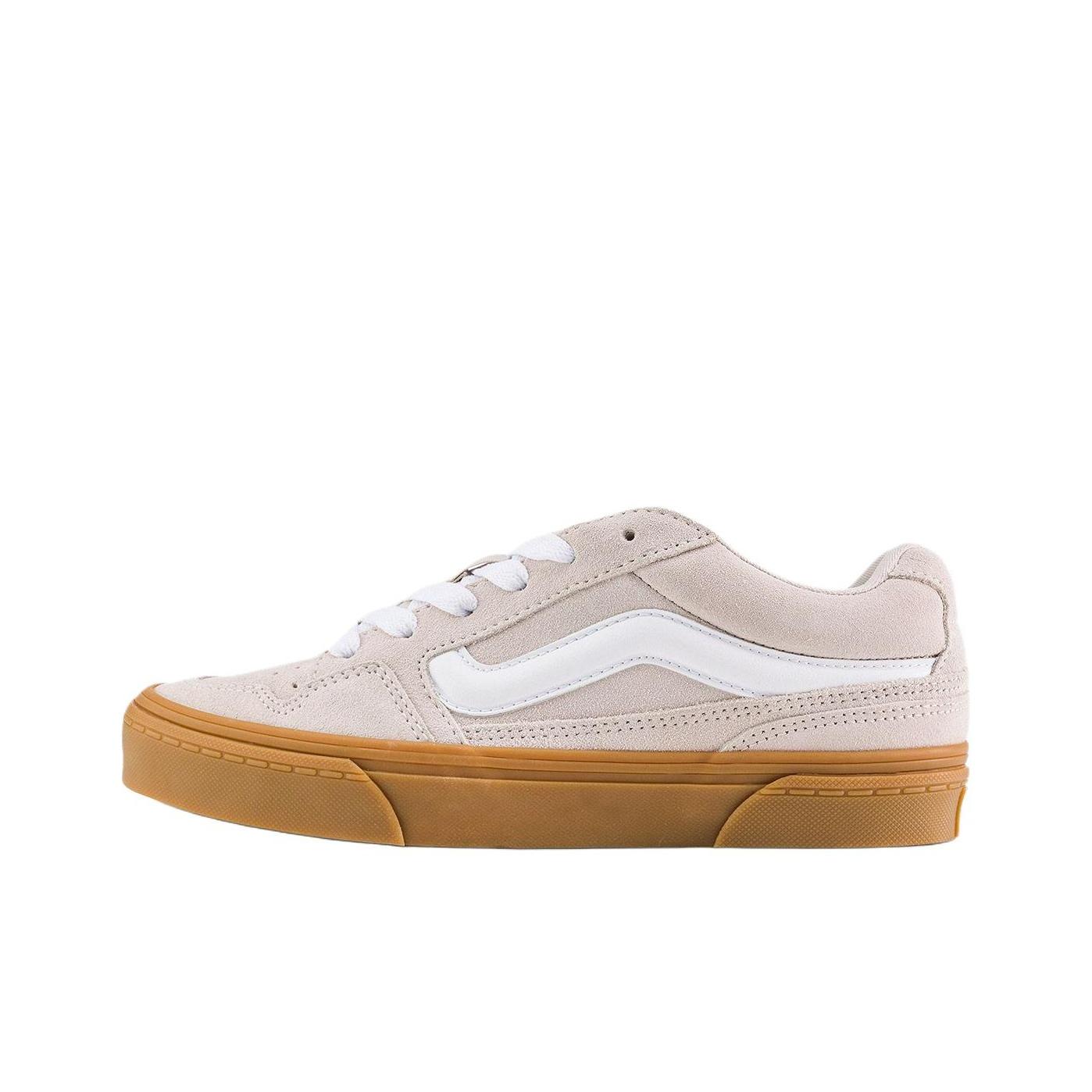 

Vans Caldrone Американский Ретро Мода Универсальные Низкие Кеды Женские Кроссовки Светло-Розовый Белый VN0007P9EN9 36.5