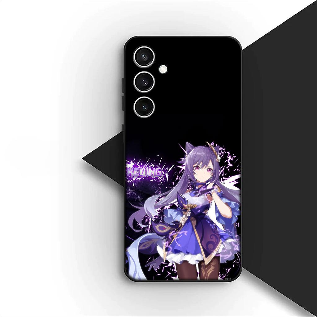 For Apple iPhone 16 14 15 Plus 11 Pro Max 16E ProMax + 16Plus 15+ 14+ Phone Cover Soft Case Genshin Venti Impact Xiao Keqing