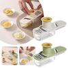 3 In 1 Ginger Grinder User-friendly Plastic Garlic Grinder Precision Cutting Non-slip Ginger Shredding Machine Home Cooking