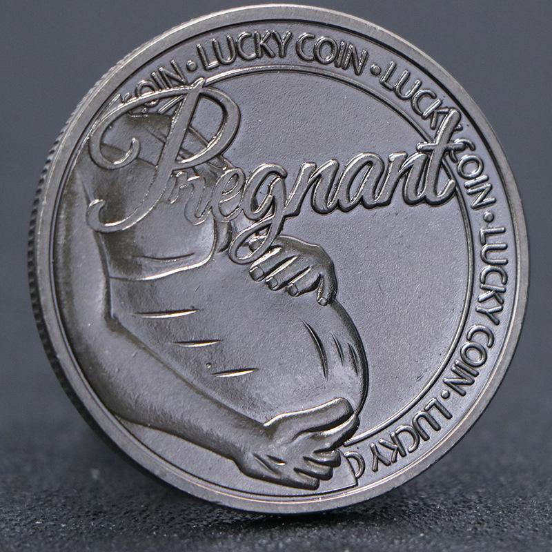 Miracle of Life Coin: A Souvenir for Expectant Mothers серебряный