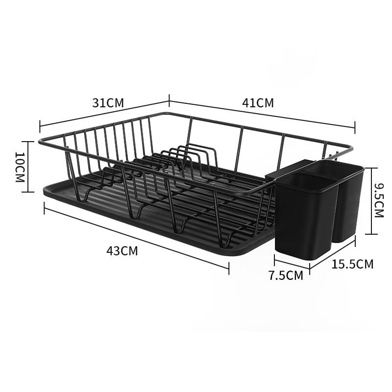ZISIZ Kitchen Sink Dish Drying Rack