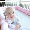 Fascia Anti-Collisione per Culla da Bambino INS: Treccia a Tre Fili Morbida Imbottitura per Quilting Fai da Te