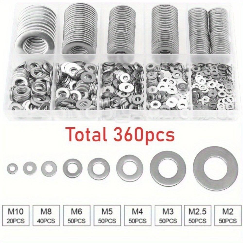 M2-M10 Size Range Washer Set Stainless Steel Ultrathin Washer Assortment DIY Projects