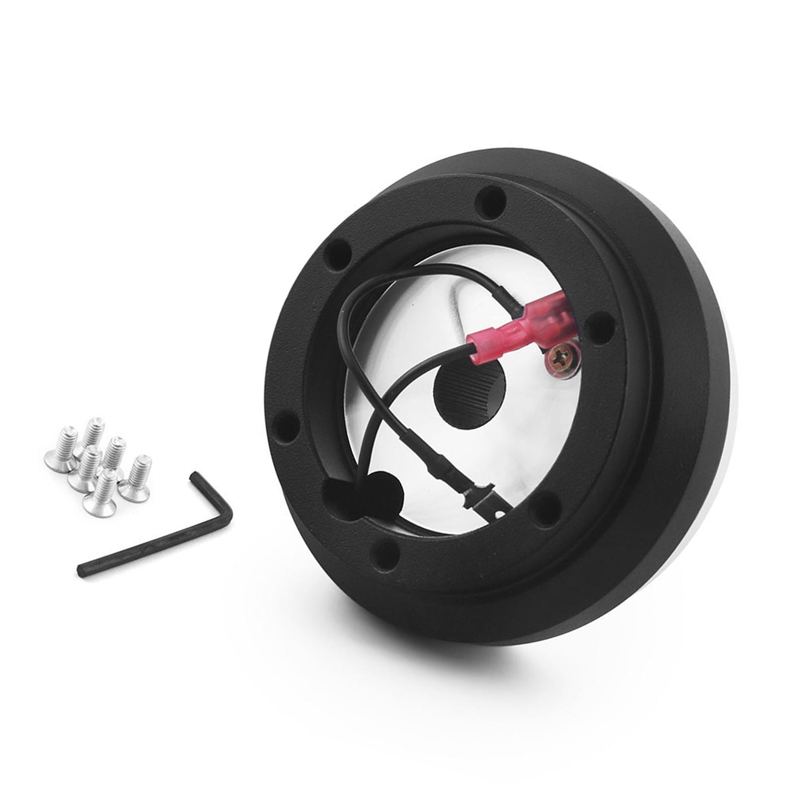 Прямая установка Быстросъемный Прочный 110H Адаптер рулевого колеса Для автомобилей Простая установка С помощью винтов Шестигранный инструмент 1