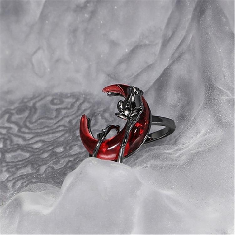 Versatile Crescent Ring Adjustable Size Open Ring Jewelry Handmade Statement Accessory for Everyday Wear and Event