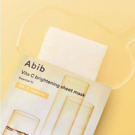 Abib Vita C Brightening Essential Fit Sheet Mask 10pcs