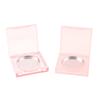 Quadratische Parfüm-Creme-Box Rouge Highlighter Concealer Leeretui mit Aluminiumplatte Kosmetikbehälter aus Kunststoff Klare Make-up-Hülle
