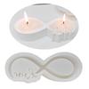 Holder Molds Ribbon Love Candlesticks Silicone Molds for Candle Making