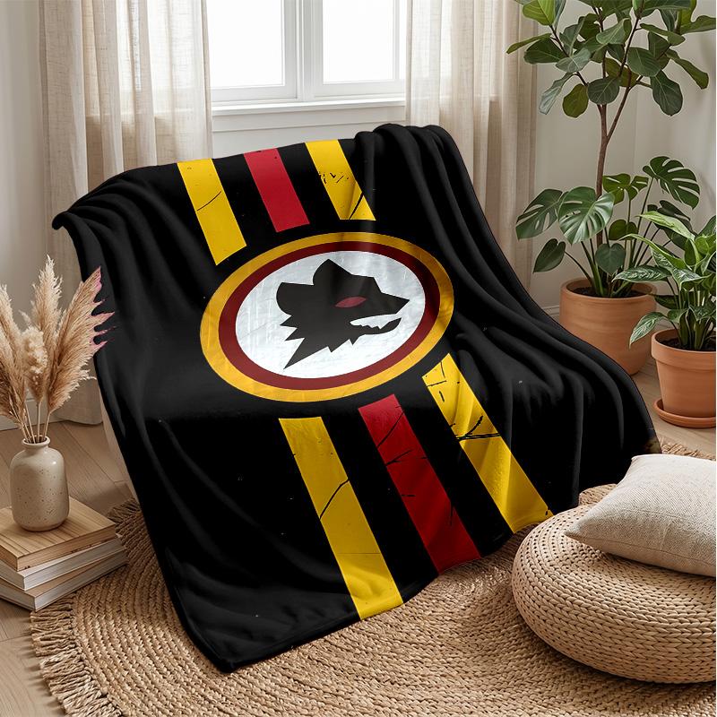 As Roma Theme blanket Soft Flannel Blanket Plush Throw Blanket Cozy Sofa Bed Blanket for Home Decor