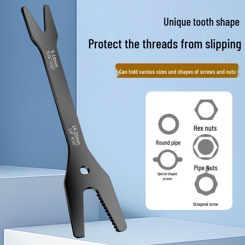 Self-Tightening Adjustable Double-Head Wrench Set - High Hardness Universal Tool