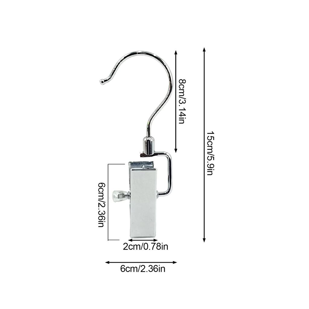 Wäscheklammern Wäscheklammern mit Aufhängehaken Tragbare Bügel Hosenbügel Kleiderschrank Wäsche-Organizer Platzsparer für Schrank