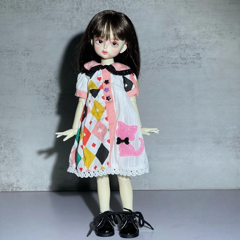 Niedliches 30cm Puppenoutfit Ersatzkleidung 1/6 BJD Puppe Prinzessinnenkleid Set Sweet Lolita Dienstmädchenkleidung Puppenzubehör Mädchengeschenk