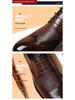 Men's Spring Business Brogue Leather Shoes - Genuine Leather Hollow Sandals