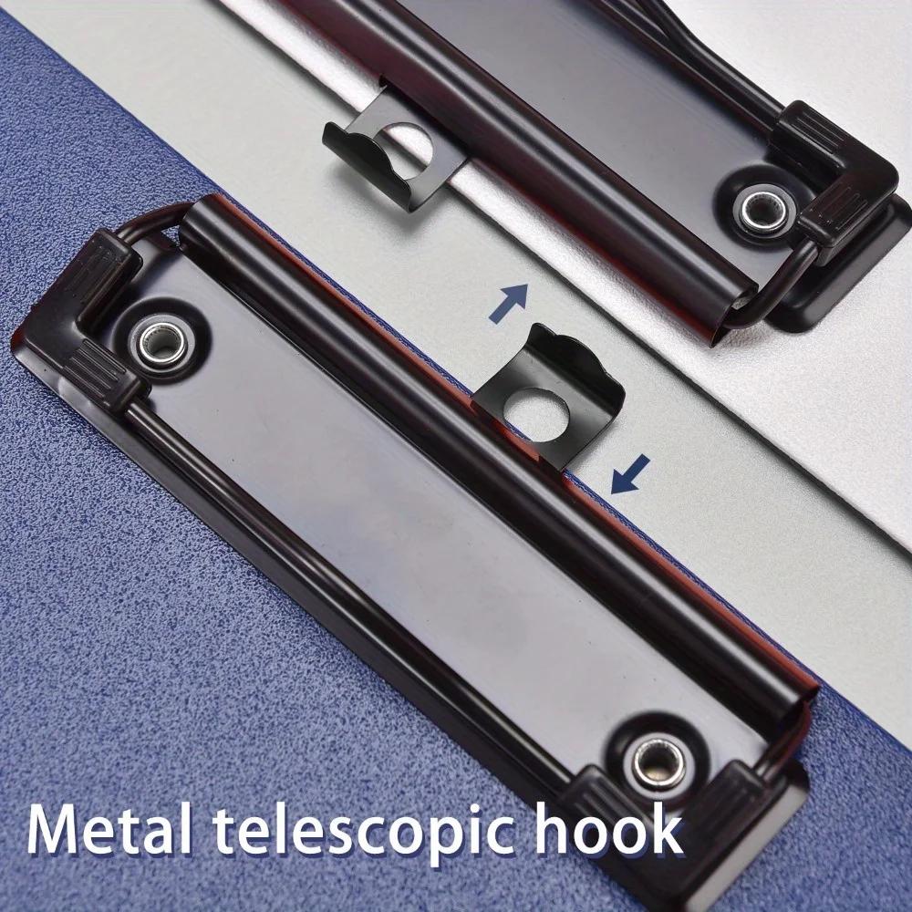 1PC A5 File Folder Clipboard Writing Pad Memo Clip Board Clips Test Paper Storage Organizer School Supplies Office Stationary