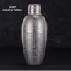 500ml Carven Engraving Vintage Cocktail Shaker Bar Shaker Stainless Steel Cocktail Boston Shaker For Bar Party Home Bar Tool
